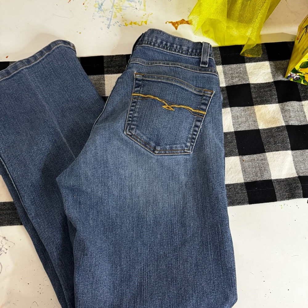 Cruel Girl Blue Denim with Gold Accents
